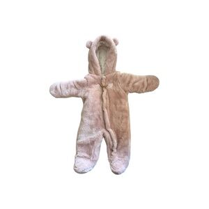 Wippette Pink Pram Winter Footie Size 3-6 months